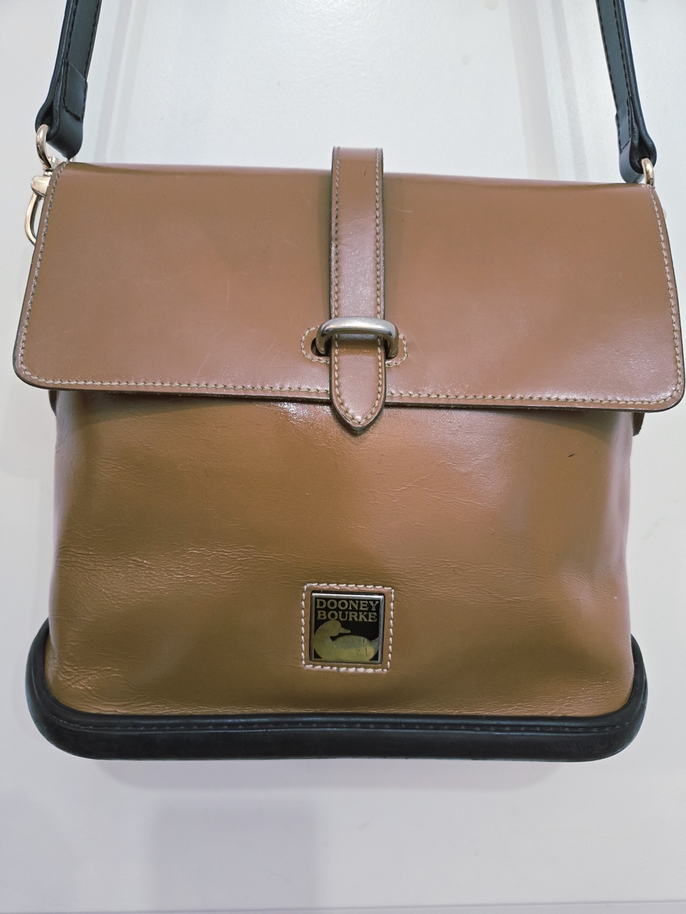 Dooney & Bourke Brown Leather Crossbody Bag